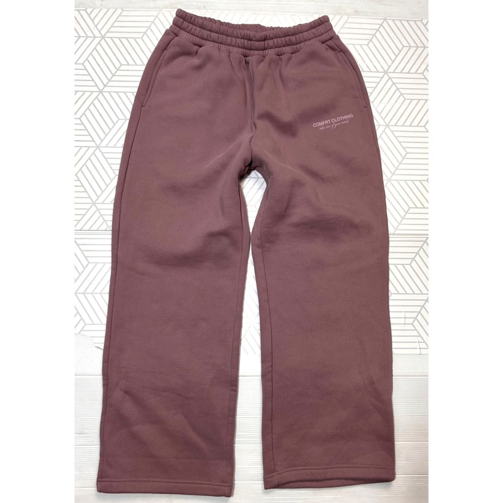 CMFRT Sweatpants Women's size Large You Matter Straight Leg Orchid b2